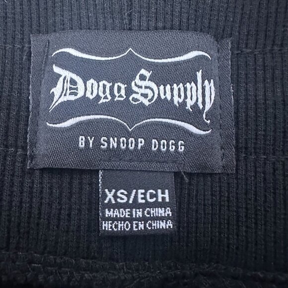 Dogg Supply Varsity Joggers By Snoop Dogg Black XS Logo Print - Picture 3 of 12